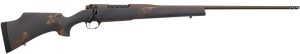 Weatherby MCU03N65RWR6B Mark V Camilla Ultra Lightweight Compact 6.5 Wthby RPM 4+1 24" Barrel, Midnight Bronze Cerakote Metal Finish, Black with Smoke/Gold Sponge Accents Monte Carlo Stock
