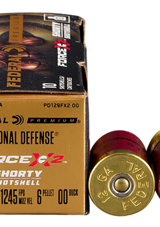 Federal PD129FX200 Premium Force X2 12Gauge 1.75" 6Pellets 00BuckShot 10 Per Box/10 Case
