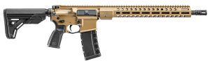 FN 36100642 FN 15 Tac3 5.56x45mm NATO 16" Chrome-Lined Barrel 30+1, FDE Anodized Rec/M-LOK Handguard, Black 6 Position Collapsible Stock, Optics Ready