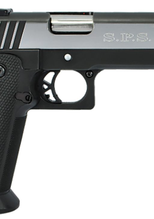 TriStar 85674 SPS Pantera 1911 9mm Luger 18+1 5" Stainless Steel Barrel, Black Chrome Serrated Steel Slide, Black Steel Frame w/Beavertail, Black Polymer Grip, Right Hand
