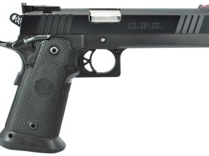 TriStar 85675 SPS Pantera 1911 Full Size Frame 9mm Luger 18+1 5" Stainless Steel Barrel, Black Chrome Serrated Steel Slide, Black Steel Frame w/Beavertail, Black Polymer Grip, Right Hand