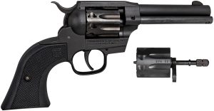 Diamondback DB0500A001 Sidekick  22 LR/22 WMR 9 Shot, 4.50" Black Cerakote Steel Barrel & Cylinder, Black Cerakote Zinc Alloy Frame Black Checkered Grips, Hammer Safety, Exposed Hammer