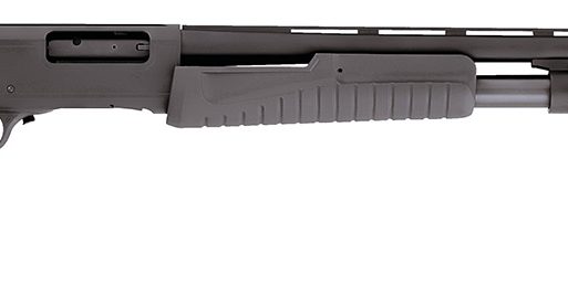 Escort HEFH20280501 Field Hunter  Full Size 20 Gauge Pump 3" 4+1 28" Black Chrome Vent Rib Barrel, Black Anodized Grooved Aluminum Receiver, Fixed Black Synthetic Stock, Right Hand