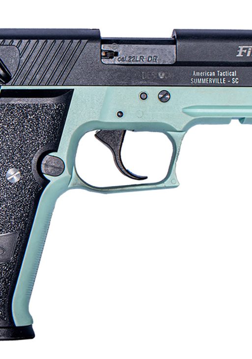 GSG GERG2210FFM FireFly  22 LR 10+1 4" Black Serrated Slide, Mint Zinc Alloy w/Accessory Rail Frame, Black Polymer Grip