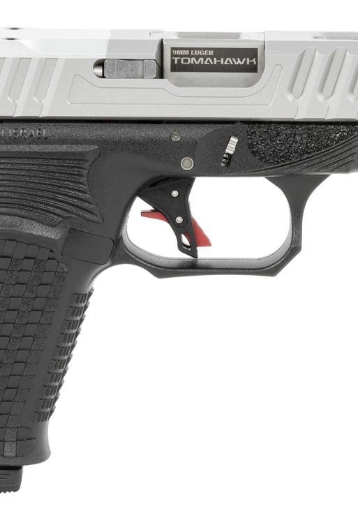 Bul Armory AXECTOMASLV9US Axe Tomahawk C 9mm Luger 15+1 4.02" Fluted Barrel, Polymer Frame w/Picatinny Acc. Rail, Optic Cut Stainless Steel Slide