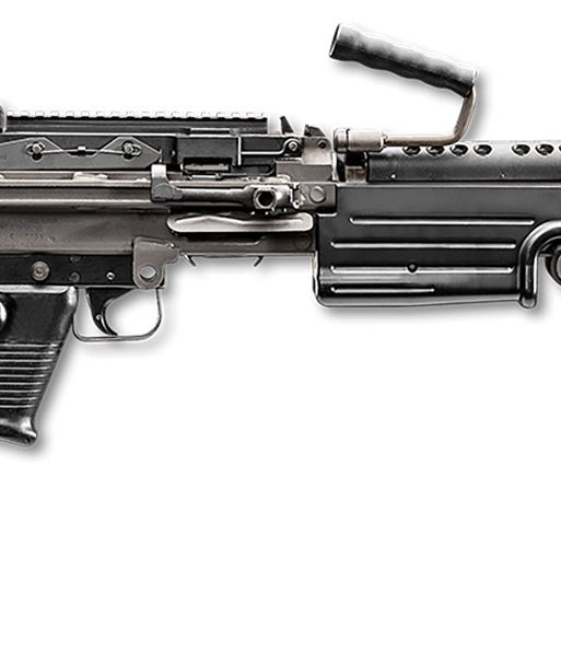 FN 46100169 M249S  5.56x45mm NATO 18.50" Barrel 30+1 Mag Or 200rd Belt Capacity, Black  Fixed Hydraulic Buffer Stock, Non-Slip Buttplate, Optics Ready