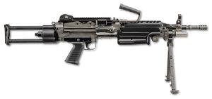 FN 46100171 M249S Para 5.56x45mm NATO  16.10" Barrel 30+1 Mag Or 200rd Belt Capacity, Black  Rotating & Telescoping Stock, Hydraulic Recoil Buffer, Non-Slip Buttplate, Optics Ready