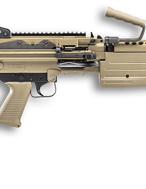 FN 46100172 M249S Para 5.56x45mm NATO 16.10" Barrel 30+1 Mag Or 200rd Belt Capacity,  Flat Dark Earth Rotating & Telescoping Stock, Hydraulic Recoil Buffer, Non-Slip Buttplate, Optics Ready