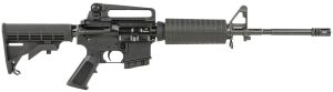 Bushmaster 0010004CA M4 Patrolman's  5.56x45mm NATO Caliber with 16" Barrel, 10+1 Capacity, Black Metal Finish, Black 6 Position Collapsible Stock & Black Polymer Grip Right Hand