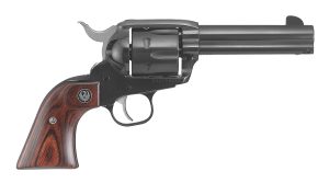 Ruger 5107 Vaquero  Medium Frame 357 Mag/38 Special 6rd 4.62" Blued Alloy Steel Barrel, Cylinder & Frame, Hardwood Grip, Transfer Bar Safety, Exposed Hammer