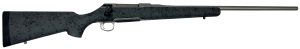Sauer S1HSGFT65C 100  6.5 Creedmoor Caliber with 5+1 Capacity, 22" Barrel, Gray Cerakote Metal Finish & Gray Black Webbed Fixed HS Precision Stock Right Hand (Full Size)