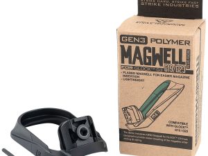 Strike Industries G3MAGWELL19 Flared Magwell  Black Polymer for Gen 3 Glock 19 & 23