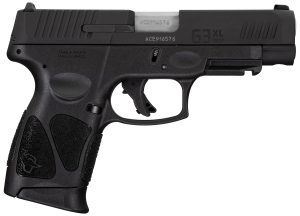 Taurus 1G3XLSR9041 G3XL  Compact Frame 9mm Luger 12+1 4" Matte Stainless Steel Barrel, Matte Black Tenifer Serrated Steel Slide, Black Polymer Frame w/Picatinny Rail, Black Polymer Grip, Right Hand