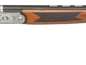 Dickinson LLC GW12W26P Green Wing  12 Gauge 2rd 3" 26" Matte Black Vent Rib Barrel, Engraved Steel Receiver w/Satin Silver Metal Finish, Bead Front Sight, Wood Stock & Ejector