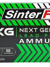 SinterFire Inc SF9100NXG Next Generation (NXG)  9mmLuger 100gr Lead Free Ball 50 Per Box/20 Case