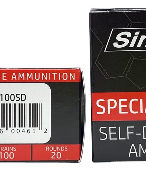 SinterFire Inc SF9100SD Special Duty (SD)  9mmLuger 100gr Lead Free Frangible Hollow Point 20 Per Box/10 Case