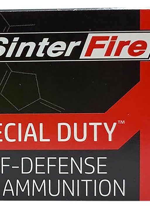 SinterFire Inc SF40125SD Special Duty (SD)  40S&W 125gr Lead Free Frangible Hollow Point 20 Per Box/10 Case