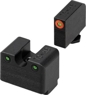 TruGlo TGTG231G3MW Tritium Pro  Black | Green Tritium White Outline Front Sight Green Tritium Rear Sight