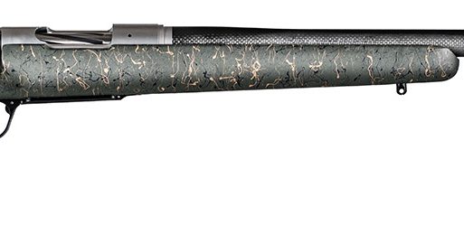 Christensen Arms CA10299414413 Ridgeline  308 Win 4+1 24" Carbon Fiber/Threaded Barrel, Natural Stainless, Green with Black/Tan Webbing Stock