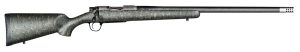 Christensen Arms 8010601500 Ridgeline  6.5 PRC 3+1 24" Carbon Fiber/Threaded Barrel, Natural Stainless, Green with Black/Tan Webbing Stock