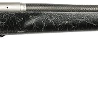 Christensen Arms 8011001800 Traverse  300 RUM 3+1 26" Threaded Barrel, Natural Stainless, Black with Gray Webbing Stock