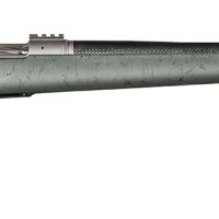 Christensen Arms 8010800102 Summit TI  Full Size 6.5 PRC 3+1, 24" Natural Titanium Steel Threaded Barrel, Natural Titanium Aluminum Receiver, Green w/Black Webbing Fixed Sporter Stock