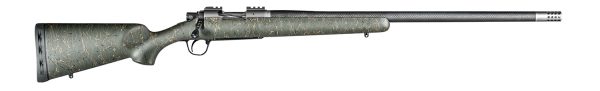 Christensen Arms CA10268H14233 Summit TI  Full Size 6.5 Creedmoor 4+1, 24" Natural Titanium Steel Threaded Barrel, Natural Titanium Aluminum Receiver Green w/Black/Tan Webbing Fixed Sporter Stock