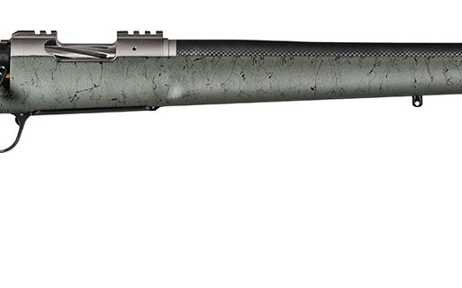 Christensen Arms 8010800106 Summit TI  Full Size 6.5 PRC 3+1, 24" Natural Titanium Steel Threaded Barrel, Natural Titanium Aluminum Receiver, Green w/Black Webbing Fixed Thumbhole Stock