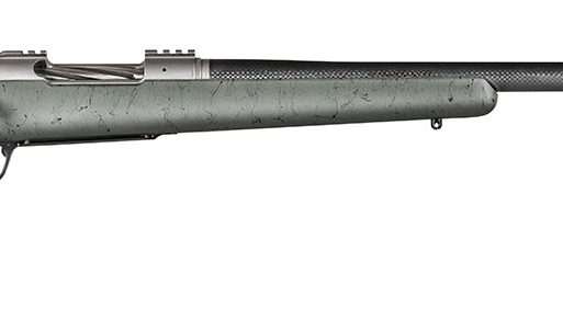 Christensen Arms 8010800202 Summit TI  Full Size 300 PRC 3+1, 26" Natural Titanium Steel Threaded Barrel, Natural Titanium Aluminum Receiver, Green w/Black Webbing Fixed Sporter Stock
