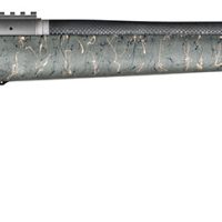 Christensen Arms CA10269315323 Summit TI  Full Size 7mm Rem Mag 3+1, 26" Natural Titanium Steel Threaded Barrel, Natural Titanium Aluminum Receiver, Green w/Black/Tan Accents Fixed Thumbhole Stock