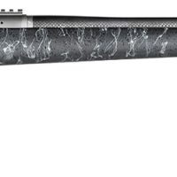 Christensen Arms CA10269815321 Summit TI  Full Size 28 Nosler 3+1, 26" Natural Titanium Steel Threaded Barrel, Natural Titanium Aluminum Receiver, Black w/Gray Webbing Fixed Thumbhole Stock