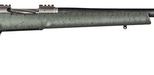 Christensen Arms CA10269315322 Summit TI  Full Size 7mm Rem Mag 3+1, 26" Natural Titanium Steel Threaded Barrel, Natural Titanium Aluminum Receiver, Green w/Black Webbing Fixed Thumbhole Stock