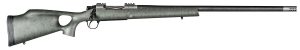 Christensen Arms CA10269815322 Summit TI  Full Size 28 Nosler 3+1, 26" Natural Titanium Steel Threaded Barrel, Natural Titanium Aluminum Receiver, Green w/Black Webbing Fixed Thumbhole Stock
