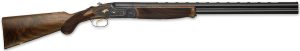 F.A.I.R. FRJBPRTG2828 Jubilee Prestige Tartargua Gold Full Size 28 Gauge Break Open 2.75" 2rd 28" Blued Over/Under Barrel, Gold Engraving Aluminum Receiver, Fixed Walnut Stock, Ambidextrous