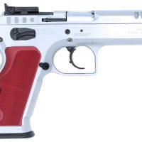 Tanfoglio IFG TFSTOCK29OR Stock II  9mm Luger 16+1 4.44" Stainless Polygonal Rifled Barrel, Ported Slide & Frame w/Red Polymer Grips Right Hand