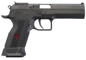 Tanfoglio IFG TFSTOCK3P10 Stock III  Full Size 10mm Auto 13+1, Black Polygonal Rifled Barrel, Black Serrated Slide, Black Polymer Frame w/Beavertail, Black Polymer Grip