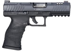 Walther Arms 5220300 WMP Optic Ready 22 WMR 15+1 4.50" Stainless Steel Barrel, Black Optic Ready/Serrated Slide, Black Polymer Frame w/Picatinny Rail, Black Polymer Grip, Ambidextrous
