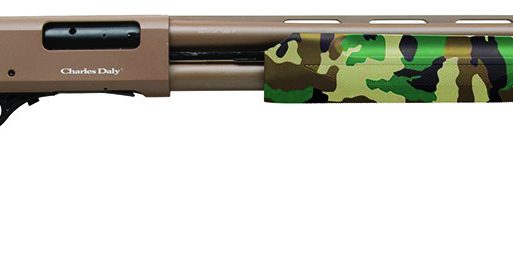 Charles Daly 930330 301  12 Gauge 3" 4+1 28" Vent Rib Barrel, Flat Dark Earth Barrel/Receiver, Woodland Camo Synthetic Stock & Forend, Includes 3 Choke Tubes