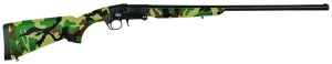 Charles Daly 930336 101  Full Size 410 Gauge Break Open 3" 1rd 26" Blued Steel Barrel & Receiver, Fixed Woodland Camo Synthetic Stock