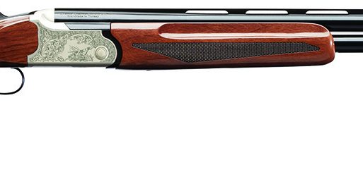 Charles Daly 930331 202A  Compact 20 Gauge Break Open 3" 2rd 26" Blued Over/Under Vent Rib Barrel, Engraved Silver Aluminum Receiver, Fixed Walnut Stock, Right Hand
