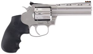 Colt Mfg KCOBRA22-SP4RFO King Cobra Target 22 LR 10 Shot, 4.25" Stainless Steel Barrel, Cylinder & Frame, Black Hogue Overmolded Grips