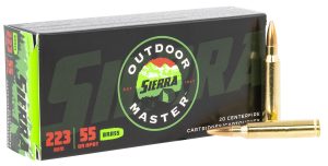 Sierra A937532 Outdoor Master  223Rem 5gr Hollow Point Boat Tail 20 Per Box/10 Case