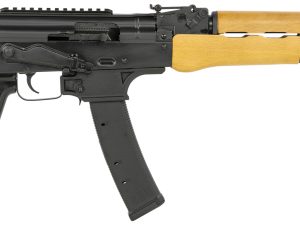 Century Arms HG6038N Draco 9S 9mm Luger 35+1 11.14" Barrel,  Black Metal Finish, Picatinny Optics Rail, Wood Handguard, Black Polymer Grip, Includes 1 Magazine