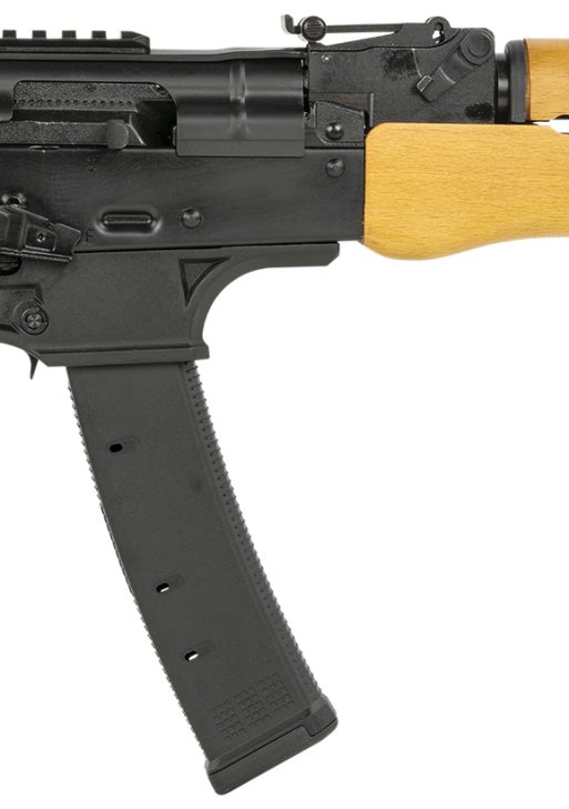 Century Arms HG6038N Draco 9S 9mm Luger 35+1 11.14" Barrel,  Black Metal Finish, Picatinny Optics Rail, Wood Handguard, Black Polymer Grip, Includes 1 Magazine