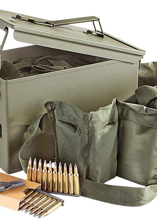 PMC 223AMB Bronze  223Rem 55gr Full Metal Jacket 840 Per Box/2 Case *Includes Ammo Can & Bandoleer