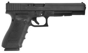 Glock UG4030103MOS G40 Gen4 Competition MOS 10mm Auto 15+1 6.02" Steel Barrel, Matte Black MOS Cut/Serrated Steel Slide, Black Polymer Frame w/Picatinny Rail, Black Interchangeable Backstrap Grip