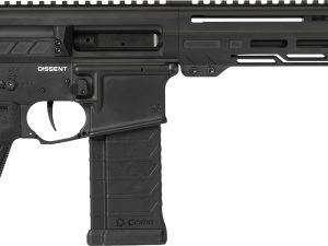 CMMG 54AA847AB Dissent  5.7x28mm 32+1 6.50", Black Cerakote Rec, OEM Grip, Picatinny Buffer Adapter, Zeroed Drop-In Single Stage Trigger