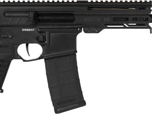 CMMG 30A0E33AB Dissent  300 Blackout 30+1 6.50", Black Cerakote Rec, OEM Grip, Picatinny Buffer Adapter, Zeroed Drop-In Single Stage Trigger