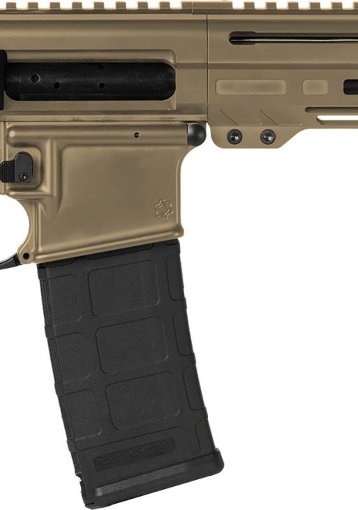 CMMG 30A0E33CT Dissent MK4 300 Blackout 30+1 6.50", Coyote Tan Cerakote Rec, OEM Grip, Picatinny Buffer Adapter, Zeroed Drop-In Single Stage Trigger