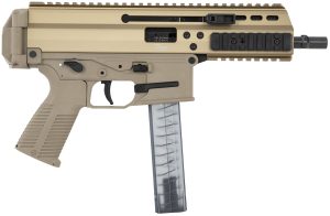 B&T Firearms 36039CT APC SD 9mm Luger 30+1 6.80" Black Steel Barrel, M-LOK Handguards, Coyote Brown Anodized Aluminum Picatinny Rail Receiver, Coyote Polymer Grips, Ambidextrous